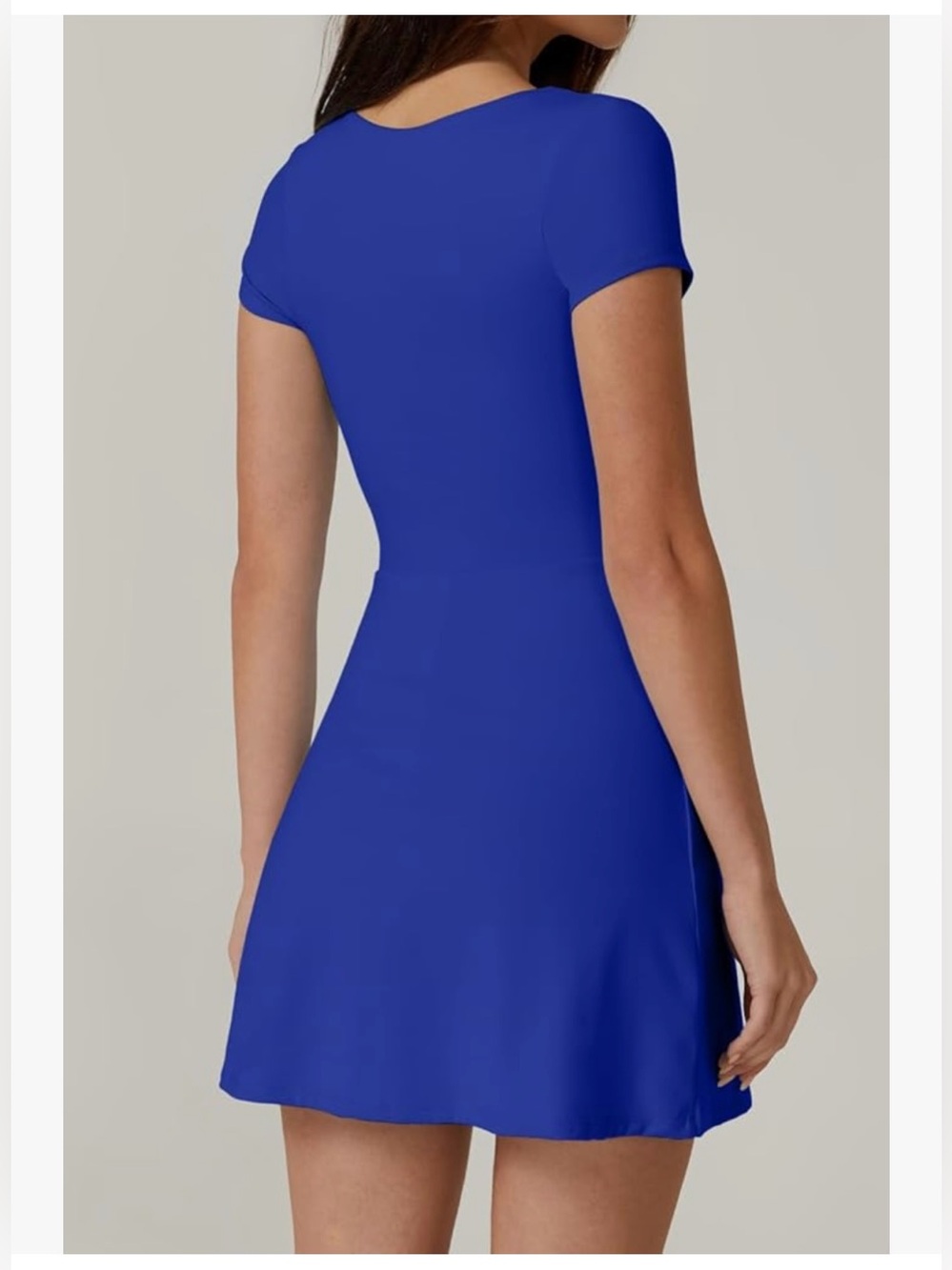 Square Neck Tennis Dress - Picture 4 of 9